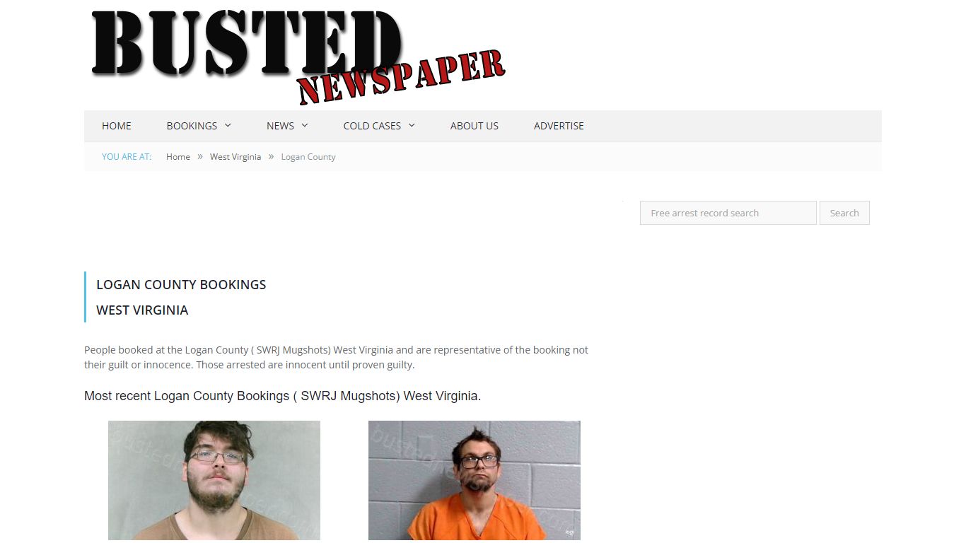 Logan County, WV ( SWRJ WV ) Mugshots - BUSTEDNEWSPAPER.COM